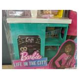 Barbie Life in the City Café Playset - Brand New *A