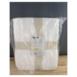 Threshold Cotton Blanket Full/Queen White - Brand New *A