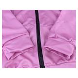 Girls Pink Zip-Up Hoodie & Elastic Waist Pant Set - Girls Size 7-8y - Brand New