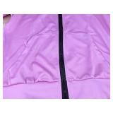Girls Pink Zip-Up Hoodie & Elastic Waist Pant Set - Girls Size 7-8y - Brand New