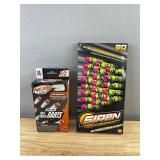NERF 75 Pro Half-Length Darts & 20 Siren Darts - Brand New *A