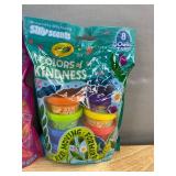 32 Crayola Colors of Kindness Dough Tubs - Brand New *A