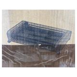 Under-Bed Storage Box 80x43x16 cm - White & Black & Grey - Brand New