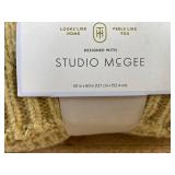 Threshold Studio McGee Beige Throw - 50 in x 60 in - Brand New