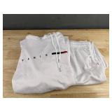 Jogging Set - Paris Themed - White - Men's Size XL - Brand New