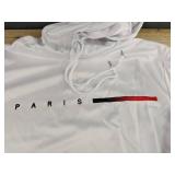 Jogging Set - Paris Themed - White - Men's Size XL - Brand New