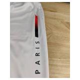 Jogging Set - Paris Themed - White - Men's Size XL - Brand New