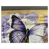 Butterfly Print Women's Pajama Set - Purple - Size XL - Brand New