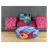 Speedo Splash Jammer Kids Flotation Vest 33-55 lbs and Speedo Goggles Youth Size Age 3-5 - Brand New *A