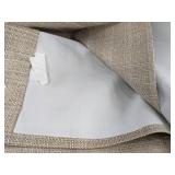 2 Jinchan Blackout Curtains - 38in wide x 96in long - Beige - Brand New *A