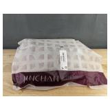 2 Jinchan Blackout Curtains - 38in wide x 96in long - Beige - Brand New *A
