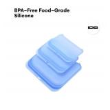 12 IDB Silicone Reusable Storage Bags Blue - Brand New *A