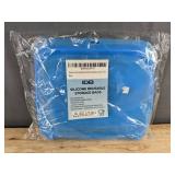 12 IDB Silicone Reusable Storage Bags Blue - Brand New *A