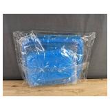 12 IDB Silicone Reusable Storage Bags Blue - Brand New *A