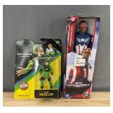 DC Retro Collection - The Riddler & Captain America Figures - Brand New *A