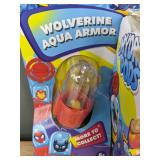 DC Super Powers T-Craft Mister Terrific Hi-Tech Vehicle & Marvel Wolverine Aqua Armor Hydro Pods - Brand New *A