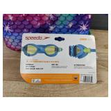 Speedo Splash Jammer - Kids Floating Device 33-35 lbs and Speedo Goggles Youth Age 6-14 - Brand New *A