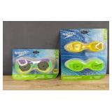 3 Speedo Sonic Kids Goggles - Ages 3-6 - Brand New *A