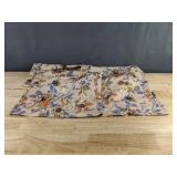 Beige Blouse & Floral Pants Set - Women's Size XL - Brand New