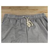 Men's Gray Jogger Pants Size XL - Drawstring Elastic Waist, Side Pockets - Brand New