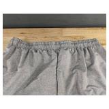 Men's Gray Jogger Pants Size XL - Drawstring Elastic Waist, Side Pockets - Brand New