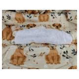 Dog Print Blanket Hoodie - Oversized Fits Most - Brand New