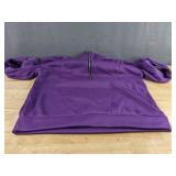 Jogging Set with Zip Front Top & Elastic Waist Pants Purple Women's Size XL - Brand New
