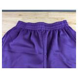 Jogging Set with Zip Front Top & Elastic Waist Pants Purple Women's Size XL - Brand New