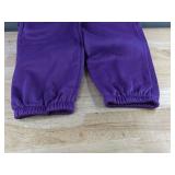 Jogging Set with Zip Front Top & Elastic Waist Pants Purple Women's Size XL - Brand New