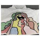 OSHOPLIVE Women's White Button-Up Top - 3/4 Sleeves - Size XL - Brand New