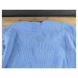 Light Blue U-Neck Sweater Women's Size Medium - Brand New