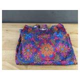 Women's Flowered Print Top - Long Sleeve Size M - Brand New