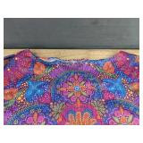 Women's Flowered Print Top - Long Sleeve Size M - Brand New