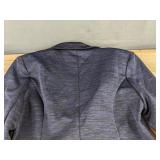 Blue & Black Skirt & Blazer Set - Women's Size Medium - Brand New