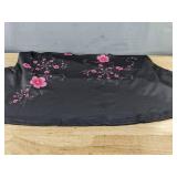 Dress - Women's Size XL Black Floral Print with Pink Flowers - Brand New