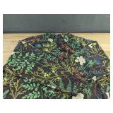 Women's Long Sleeve Top - Botanical Floral Print - Size XL - Brand New