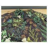 Women's Long Sleeve Top - Botanical Floral Print - Size XL - Brand New