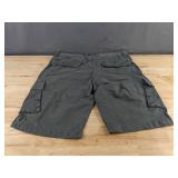 Famous & Vogue Men's Cargo Shorts Gray Size 32 Waist - Brand New