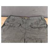 Famous & Vogue Men's Cargo Shorts Gray Size 32 Waist - Brand New