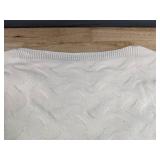 Off-White Women's Cable Knit Sweater - Size Small - Brand New