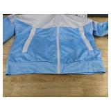 Calvin Jogging Set Zip-Up Hoodie & Pants - Blue & White - Men's Size Small - Brand New