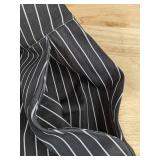 Jacket & Pants Set - Black & White Pinstripe Women's Size Medium - Brand New