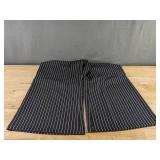 Jacket & Pants Set - Black & White Pinstripe Women's Size Medium - Brand New
