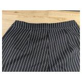 Jacket & Pants Set - Black & White Pinstripe Women's Size Medium - Brand New