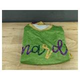 Mardi Gras Longsleeve Top - Women's Size 1XL - Brand New
