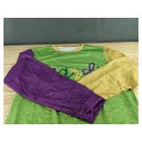 Mardi Gras Longsleeve Top - Women's Size 1XL - Brand New