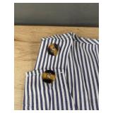2 Sleeveless Stripe Dresses - Blue Stripe & Yellow Stripe Women's Size XL - Brand New