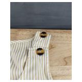 2 Sleeveless Stripe Dresses - Blue Stripe & Yellow Stripe Women's Size XL - Brand New