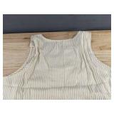 2 Sleeveless Stripe Dresses - Blue Stripe & Yellow Stripe Women's Size XL - Brand New