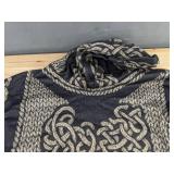 Hooded Top Black & Beige Women's Size 3XL - Brand New
